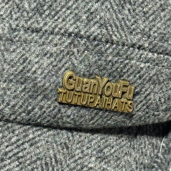 Men's Winter Warm Baseball Hat with Fold Earmuffs Warmer Metal Buckle - Picture 2 of 8